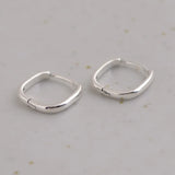 Tassel Hoop Earrings 925 Silver Original Pure S925 Sterling Silver Earring