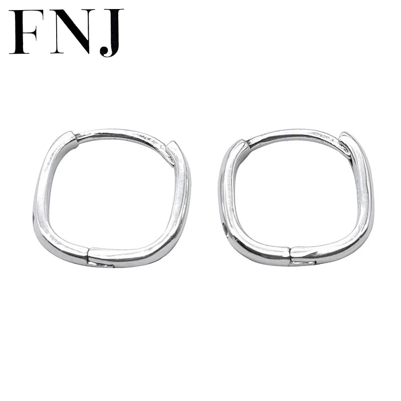 Tassel Hoop Earrings 925 Silver Original Pure S925 Sterling Silver Earring