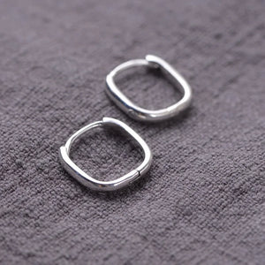 Tassel Hoop Earrings 925 Silver Original Pure S925 Sterling Silver Earring