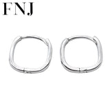 Tassel Hoop Earrings 925 Silver Original Pure S925 Sterling Silver Earring