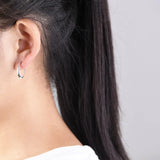 U Earrings 925 Silver Pure S925 Sterling Silver Stud Earring for Women Jewelry
