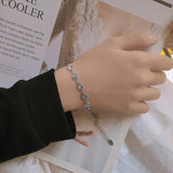 Smile Charm Bracelet 925 Silver Original Pure S925 Silver Bracelets for Women