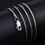 925 Silver Snake Chain Necklace Original S925 Thai Vintage