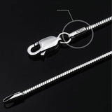 925 Silver Snake Chain Necklace Original S925 Thai Vintage