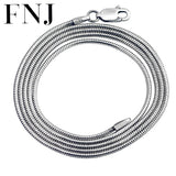 925 Silver Snake Chain Necklace Original S925 Thai Vintage