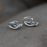 Snake Earrings 925 Silver Pure S925 Sterling Silver Clip Earring Women Jewelry