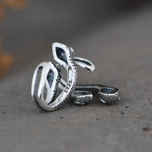 Snake Earrings 925 Silver Pure S925 Sterling Silver Clip Earring Women Jewelry