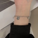 Star Charm Bracelet 925 Silver Original Pure S925 Silver Bracelet for Women