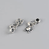 Taod Pendant 990 Silver Pure S990 Silver Pendants for Jewelry Making Women