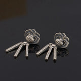 Tassel Earrings 925 Silver Original Sterling Drop Earring for Women Jewelry