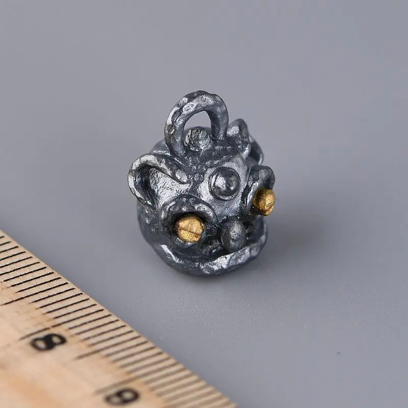 Vintage Lion Pendant 925 Silver S925 Sterling Silver for Jewelry Making Women