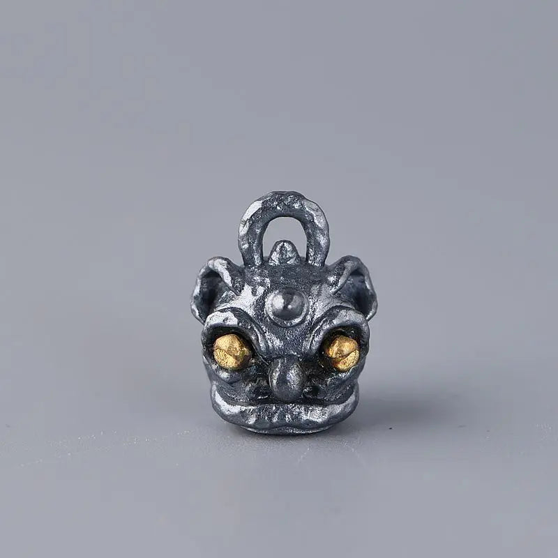 Vintage Lion Pendant 925 Silver S925 Sterling Silver for Jewelry Making Women