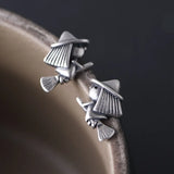 Witch Earrings 925 Silver Sterling Silver Stud Women Jewelry