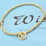 2.5mm Elastic Bead Bracelet For Women Charm Bracelet Gift PB026