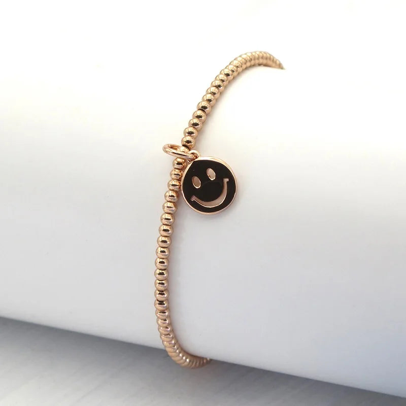 2.5mm Elastic Bead Bracelet For Women Charm Bracelet Gift PB026