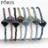Four Leaf Clover Charm Beads Bracelet for Friends Gift