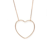 Rose & Heart Necklace For Women Christmas Gift PN034