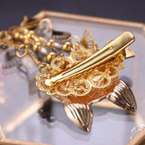 Fox Rabbit Hairpin Tassels Hair Clip Hanfu Handwork Hair Accessories