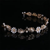 Flower Rhinestone Headband Hair Bands Bride Wedding Hair Jewelry