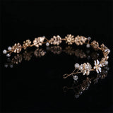 Flower Rhinestone Headband Hair Bands Bride Wedding Hair Jewelry