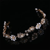 Flower Rhinestone Headband Hair Bands Bride Wedding Hair Jewelry