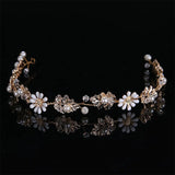 Flower Rhinestone Headband Hair Bands Bride Wedding Hair Jewelry