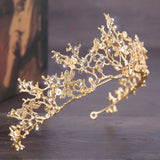 Baroque Style Bride Hair Jewelry Headpiece Crystal Wedding Hair Accessories