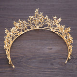 Baroque Style Bride Hair Jewelry Headpiece Crystal Wedding Hair Accessories
