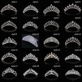 Crystal Mini Tiaras Hair Comb for Girls Bride Wedding Party