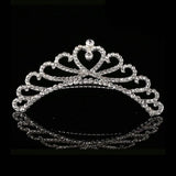 Crystal Mini Tiaras Hair Comb for Girls Bride Wedding Party