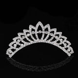 Crystal Mini Tiaras Hair Comb for Girls Bride Wedding Party