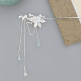 Chinese Style Crystal Tassel Hairpins Clips Sticks Wedding Hair Jewelry