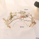 Summer Wedding Hair Jewelry Simulated Pearls Crystal Headpieces