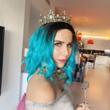 Vintage Baroque Style Crystal Headband Tiara Crown for Wedding