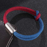 Minimalist Red Thread Bracelet for Women Men Lucky Milan Rope Knot Charm