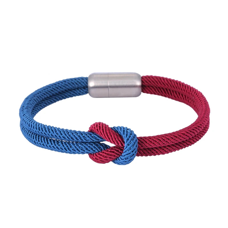 Minimalist Red Thread Bracelet for Women Men Lucky Milan Rope Knot Charm
