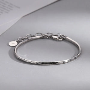 Minimalist Snake Chain Couples Bracelet Party Jewelry Charm
