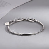 Minimalist Snake Chain Couples Bracelet Party Jewelry Charm