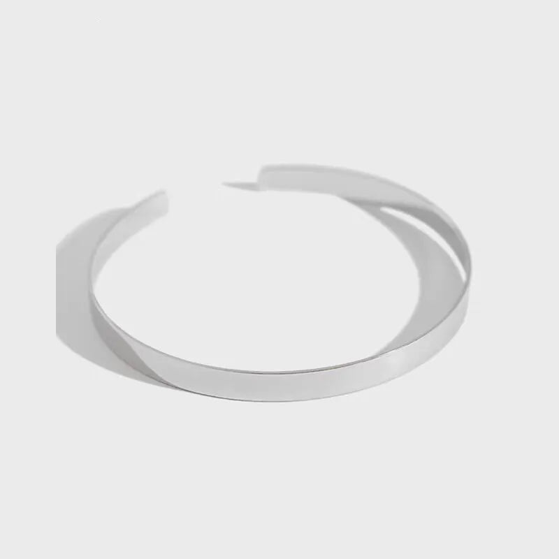 Minimalist Stamp Bracelets for Women Open Bangles Jewelry