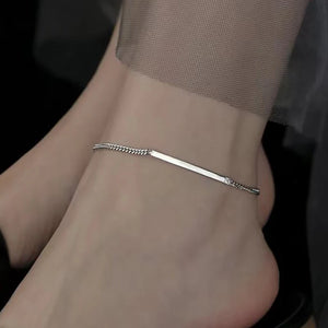 Allergy-Free Anklet for Women Couples Geometric Holiday Beach Jewelry