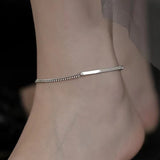 Allergy-Free Anklet for Women Couples Geometric Holiday Beach Jewelry