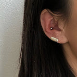 Silver Allergy-Free Vintage Earrings & Ear Clip Set