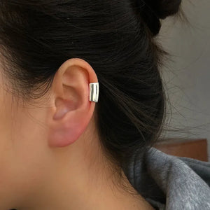 Silver Allergy-Free Vintage Earrings & Ear Clip Set