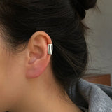 Silver Allergy-Free Vintage Earrings & Ear Clip Set