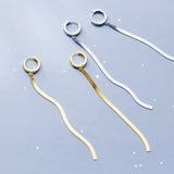 Silver Tassel Earrings Geometric Set Party Jewelry