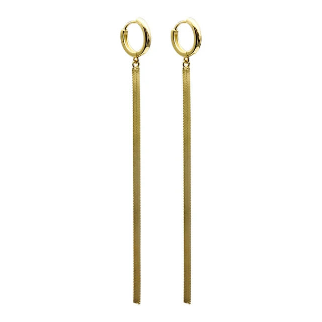Silver Tassel Earrings Geometric Set Party Jewelry
