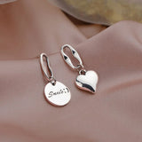 Silver Vintage Heart Earrings - Party Jewelry Couples Accessories