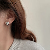 Allergy-Free LOVE Heart Stud Earrings for Women