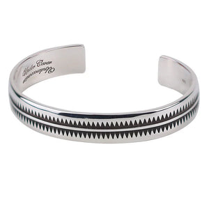 Tooth Mark Texture Thai Silver Party Jewelry