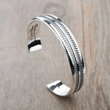 Tooth Mark Texture Thai Silver Party Jewelry